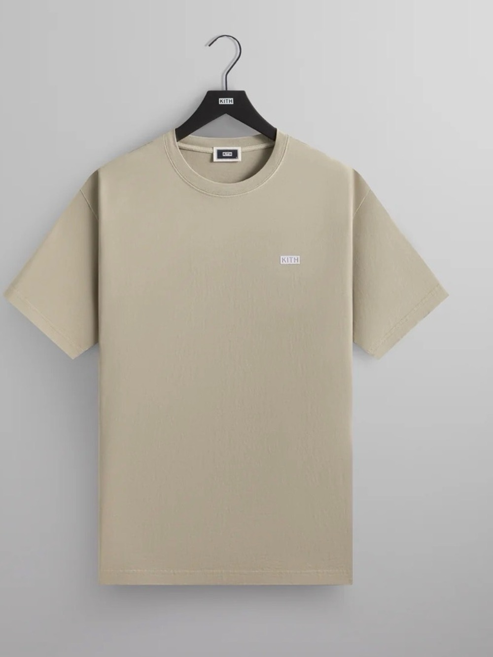 Kith Men's Sandstone Crewneck Logo Tee